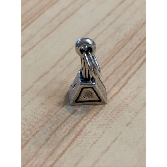 .925 Red Nail Polish Sterling Silver Jewelry Charm #nails - Picture 2 of 5